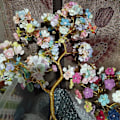 Miniatyrbild 2 av 5: 100 st konstgjorda prästkragarblommor i flera färger, små sidenprästkragar, minikonstgjorda blommor för gör-det-själv-kransar och presenter