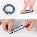 Miniatyrbild 4 av 5: 6 st Stretchiga handledsskydd handledsnyckelring handledsnyckelring handledsnyckelring, fjäder flexibel spiral handledsspole handledsband