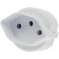 Miniatyrbillede 2 af 2: vhbw Rejseadapter type J, SN 441011 (Europæisk stik til schweizisk stikkontakt/CH stik system) - Rejseadapter, hvid, maks. 250 V / 2500 W