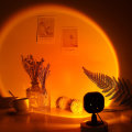 Miniatyrbillede 2 af 3: Solnedgangslampe, Solnedgangslampe, 16 farveprojektionslampe, Solnedgang Aura, Usb Regnbue Led-lampe, Romantisk Visuelt Lys, Flot Gave