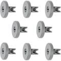 Miniatyrbild 1 av 4: Diskmaskins korgrullar: 8-pack diskmaskins korgrullar - reservdelar för AEG, Privileg, Zanussi, Juno, Electrolux, IKEA och fler.