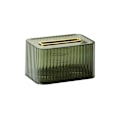 Miniatyrbild 1 av 4: Rektangulär servettbehållare, genomskinlig servettbehållare, servettdispenser för hem, badrum, sovrum, byrå (grön)