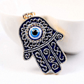 Miniatyrbillede 3 af 4: Hamsa Hånd af Fatima Nøglering Ondt Øje Nøglering med Krystal Rhinestones Harpiks Lykkelig Nazar Amulett Djævelens Øje Palm Charm Nøgleholder til Kvinder Mænd Bil