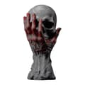 Furious Hand Skeleton Head Statue Resin Halloween Desktop Dekoration Ornament