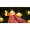 Miniatyrbillede 2 af 5: 5M LED solcelle-lyskæde, indendørs udendørs julelys, udendørs havedekoration, varm hvid