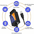Miniatyrbild 3 av 4: Andra reservdelar för bilar OBD2-skanner Forscan Elm 327 USB V1.5 Bluetooth-kodläsare Bildiagnostikverktyg - STORLEK: Bluetooth elm327