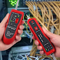 Miniatyrbild 2 av 5: Trådspårare RJ11 RJ45 Finder Ethernet LAN Multifunktion Toner Tracer Nätverkskabel Snack Telefonledning Kontinuitetstestare (Röd)
