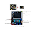 Miniatyrbild 2 av 5: Lcd-skärm Gm328a Transistor Diode Tester Kapacitans Esr Spänningsfrekvensmätare Pwm För Kvadratisk W