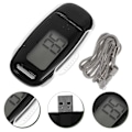 Miniatyrbild 2 av 2: Handledsmätare Bakgrundsbelyst Fickpedometer Stegräknare Digital Stegräknare Stegräknare
