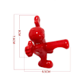 Miniatyrbild 3 av 4: 3 st Funny Happy Red Man Vinpropp Nyhet Öl Korkskruv & Flasköppnare