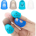 Miniatyrbilde 1 av 5: 24 stk. Gummifingertupper Beskytter med 3 Størrelser (S/M/L) Fingerbeskytter Dekselhetter for Papirarbeid, Kapping, Voksutskjæring, Gitarspill og Kontor S