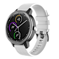 Miniatyrbild 5 av 5: 20 mm för Garmin Vvoactive 3 Diamond Pattern (legering svart spänne) Silikonrem (liten) Silikonrem (liten)Vit