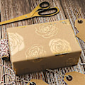 Miniatyrbild 5 av 5: Kraft omslagspapper Roll Folie Guld Rose Design omslagspapper för bröllop