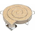 Miniatyrbild 1 av 4: Spiralformad kallrök - Spolrök - rökgenerator - för rökning i en klotgrill - rund -