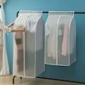 Miniatyrbillede 2 af 5: Ekstra stor tøjpose (XL 60 x 50 x 120 cm) - Langvarig opbevaring af jakke, frakke, kjole, jakkesæt, støvtæt - Transparent Becomingrich
