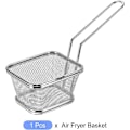 Miniatyrbild 5 av 5: Rostfri Luftfritös Korg (4\"