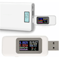Miniatyrbild 5 av 5: USB-testare Laddare Detektor Triumph LCD-display USB-testare Laddare Detektor Digital Voltmeter Ammeter Spänningsmätare DC4-30V(Vit)