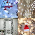 Miniatyrbild 5 av 5: Led Creative Snowflake Light-10 meter 80 lampor-med blinkande batteri