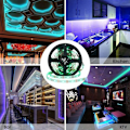 Miniatyrbild 3 av 5: USB LED-list, 5050 RGB 12V DC, LED-band inomhus dekorativ LED-list för LED-TV-bakgrundsbelysning LED-TV RGB LED-list (5M 150LED)