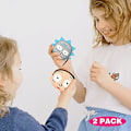 Miniatyrbild 5 av 5: 2-pack Gkv-fodral för AirPods 3, för Airpod 3 (2021), Cartoon Funny Fun Kawaii Cute Unik 3D Girly Design Air Pods 3 3:e generationens silikonfodral