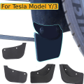 Miniatyrbild 2 av 4: 4 stänkskydd för Tesla Model 3 Model Y 2020-2023 Stänkskydd bakre hjul Bilmodifieringstillbehör Stänkskyddssats Stänkskyddssats (Modell 3)
