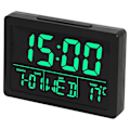 Miniatyrbild 1 av 4: Stor skärm enkel LED-klocka sängklocka multifunktionell elektronisk klocka style3