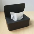 Miniatyrbillede 5 af 5: Vådservietter Opbevaringsboks Tissue Box Vådservietter Opbevaringsboks med låg Sort