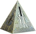 Modell av egyptisk pyramide, sparebøsse, hjemmedekorasjon 5,1 tommer - antikk messing (egyptisk pyramide)