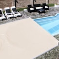 Miniatyrbild 5 av 5: Pool solskyddsrulle skyddande lock solskydd poolrulle skåra - simbassäng solskyddsrulle tak