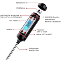 Miniatyrbillede 3 af 5: Køkken termometer grill bage temperatur måling elektronisk mad nål termometer display BBQ termometer, sort