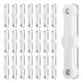 Magneter för flugskärmar, 22-pack självhäftande magnetremsor, permanenta magneter för flugskärm