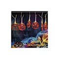 Miniatyrbild 2 av 5: Utomhus solcellslampor - 3 m - 20 LED - för Halloween, trädgård, semester, höst - varmt ljus