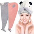 Miniatyrbild 3 av 5: Knappt mikrofiberhanddukar - Dam snabbtorkande bandanas, 3-pack (9,4 x 24,4 tum)