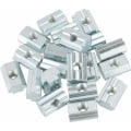 Miniatyrbillede 1 af 5: 20 stk Standard Glide Nut Galvaniseret Kulstofstål T Glide Nut til Aluminiumsprofil Tilbehør (T Nut Typ 40 M8)
