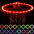 Miniatyrbilde 1 av 4: 16 farger LED-belysning basketballram lysstreng utendørs regntett