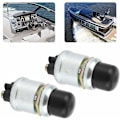 Miniatyrbild 5 av 5: Tryckknappsswitch 2 st Horn Motorstart Switch SPST Tryckknapp Start Switch Vattentät Tryckknapp Start Switch 50A 12V för Bil Båt