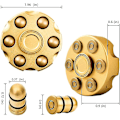 Miniatyrbild 5 av 5: Vuxna Barn Cool Metal Fidget Spinner Leksak Legering Finger Spin Leksak Spinning Cube Toy