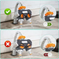 Miniatyrbillede 3 af 5: 2-vejs splitter: 3/4 og 1/2 Y med hane-adapter, justerbar og låsbar vandstrøm, 2-vejs fordeler til havevanding, vask, kæledyr
