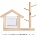 Miniatyrbild 2 av 5: Dekorationsplattor Strömbrytare Kreativ Design Strömbrytare Dekorera Väggar Perfekt Dekor för Vardagsrum Sovrum Kök Kontor Skola Hem 8.6x8.6cm