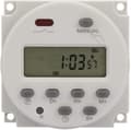 Mini Programmerbar Timer Switch, 1 Sekund till 168 Timmar, Elektronisk Automatisk Tidskontroll Enhet, 5V 12V 24V 110V 220V, Digital Vägg/På Timer (12V DC)