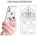Pikkukuva 3 / 5: Puhelinrengaspidike ja kädensija 360° säädettävä sormimetalliteline autoteline universaali iPhone-älypuhelimille tableteille Xr Xs Max 8 7 6 6s 5s Plus