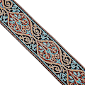 Miniatyrbild 3 av 5: 2x5 meter Jacquard-kantband syband tygband för sömnad hantverk 3cm