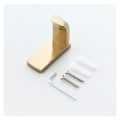 Miniatyrbillede 5 af 5: Badeværelse Håndklæde Væg Krog Køkken Guld Frakke Krog Messing Stærk Sug Kop Nøglehætte Taske Hanger Frakke Krog 1 Stykke Guld