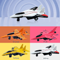 Miniatyrbild 3 av 4: Flygplanleksaker Diecast Flygplan Modeller Set För Pojkar Flickor - Die Cast Pull Back Flygplan Modell Leksaker Gåvor, Perfekt För Samling & Festgåva