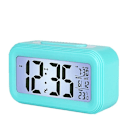 Miniatyrbild 1 av 5: Automatisk set av väckarklocka för sovrum, digital skrivbordsklocka med dimmer för ljusstyrka, automatisk dst, datum, temperatur Elektrisk sängklocka Nattduksbord