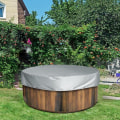Miniatyrbild 5 av 5: Vattentätt runt uppblåsbart lock för bubbelpool - Vattentätt poolskydd mot damm