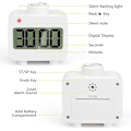 Miniatyrbild 2 av 5: 2-pack roterande ljudlös timer för barn och vuxna, timers för matlagning, studier, träning, badrum, produktivitetsverktyg för tidshantering, digital kökstimer