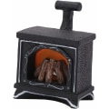 Pikkukuva 2 / 5: Mini-takka, 1:12 mini LED-takkahahmo 5 x 3,5 x 7 cm (takka (voidaan sytyttää)