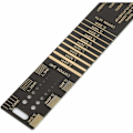 Miniatyrbild 2 av 5: Multifunktionslinjal för elektronikingenjörer, kretskortslinjal, PCB-ingenjörslinjal, multifunktionslinjal (25 cm)