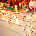 Miniatyrbillede 1 af 5: 4m 40LED Julebær Perleguirlande Lyskæde Juledekoration Peal Varme LED Lys Festlig Oplyst Batteri